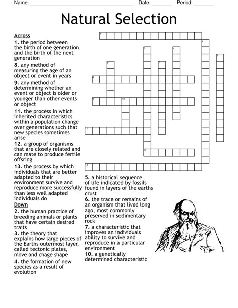 natural selection crossword